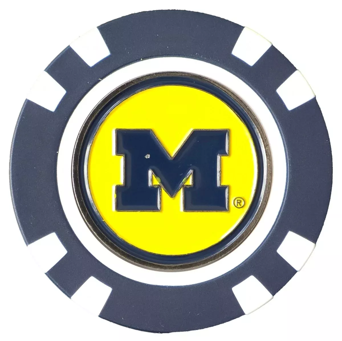 Officially Licensed Michigan Wolverines Poker Chip Ball Marker