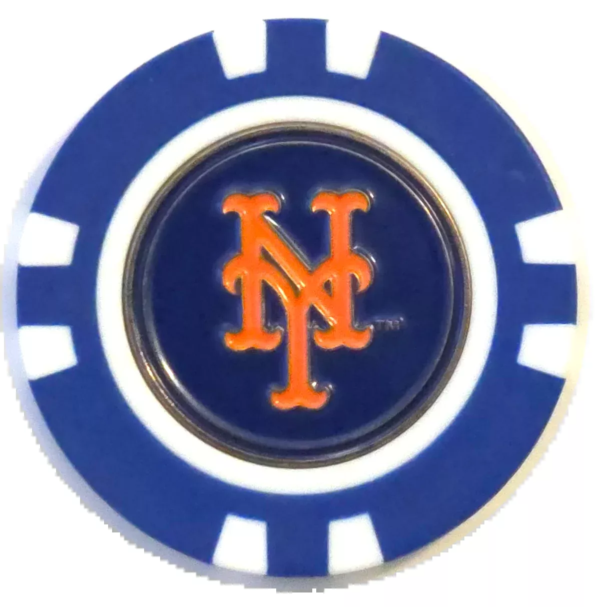 Officially Licensed New York Mets Poker Chip Ball Marker