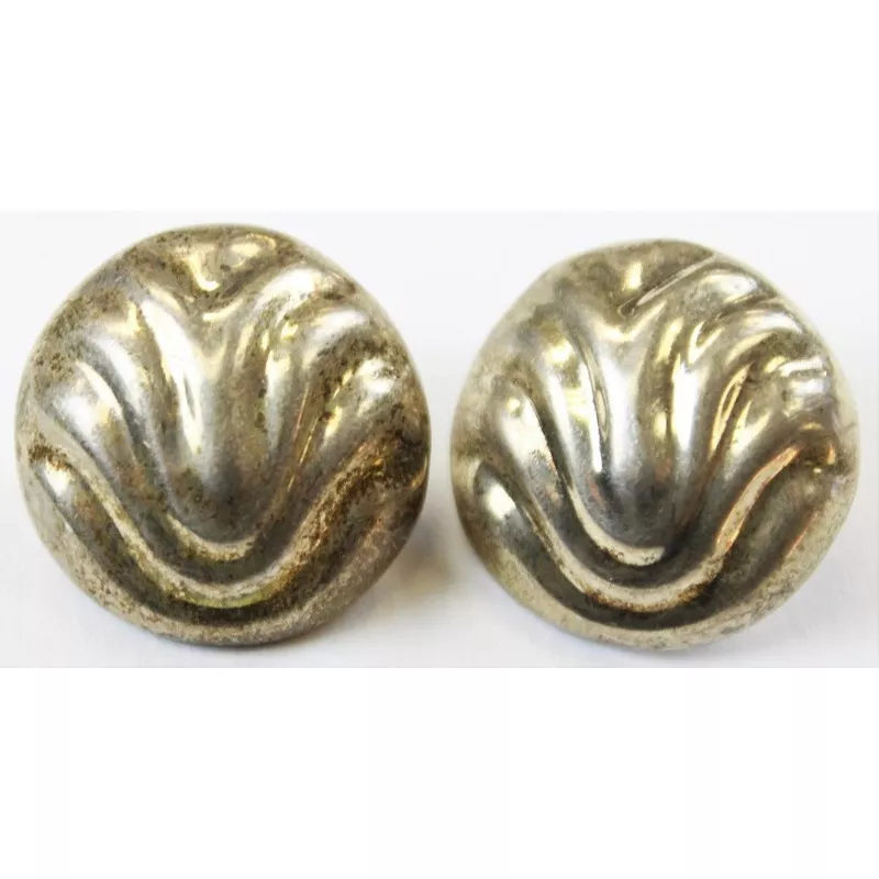 ‘Pair of 1″D Sterling Pierced Earrings’