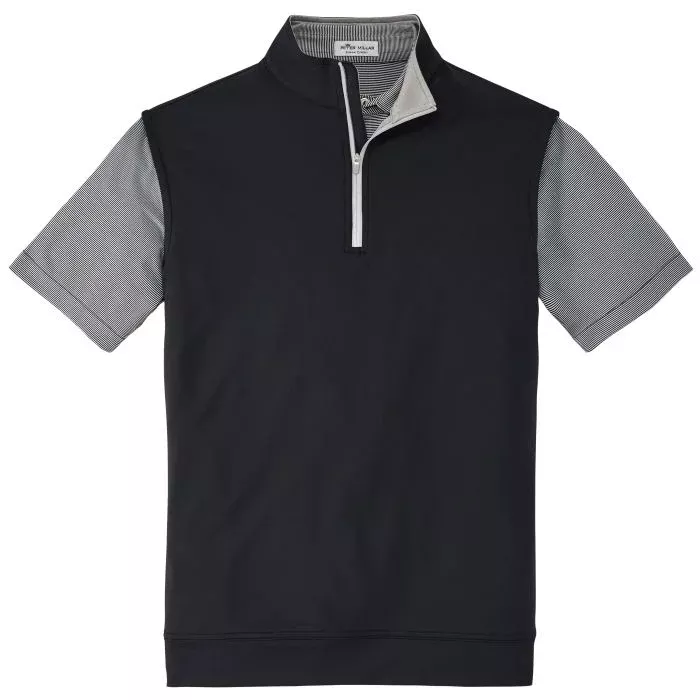 Peter Millar Galway Stretch Loop Terry Quarter-Zip Golf Vest