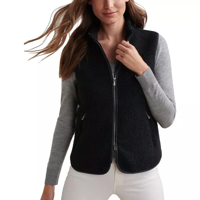 Peter Millar Womens Tilly Bonded Sherpa Golf Vest