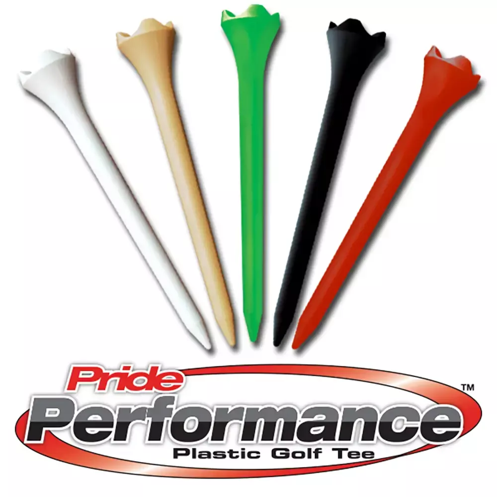 Pride Performance Plastic Tees - 5000 ct Bulk
