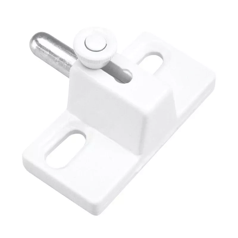 Prime-line White Die-cast Zinc Sliding Door And Window Lock 1 Pk