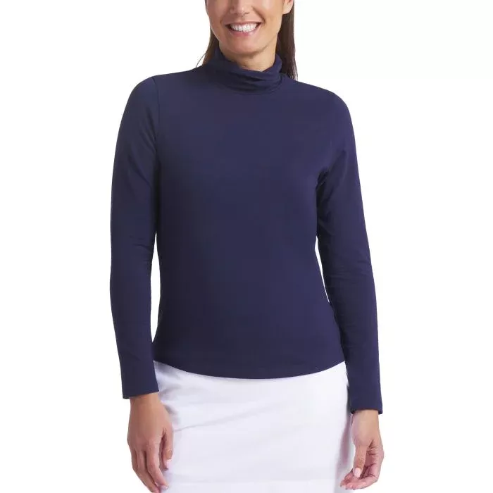 PUMA Womens Charlotte Modalon Long Sleeve Golf Top