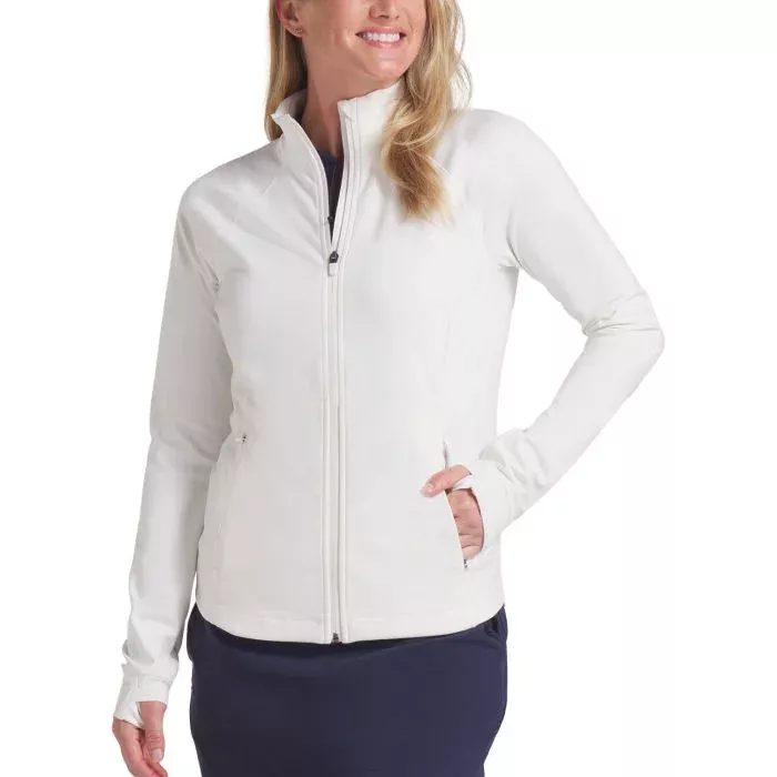 PUMA Womens CLOUDSPUN Tech Full Zip Golf Jacket