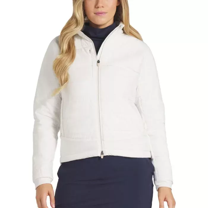 PUMA Womens Kyley Quilted Golf Jacket
