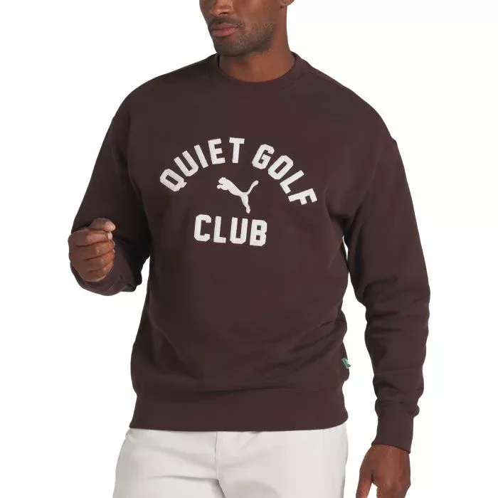 PUMA x Quiet Golf Club Graphic Crewneck Golf Sweater