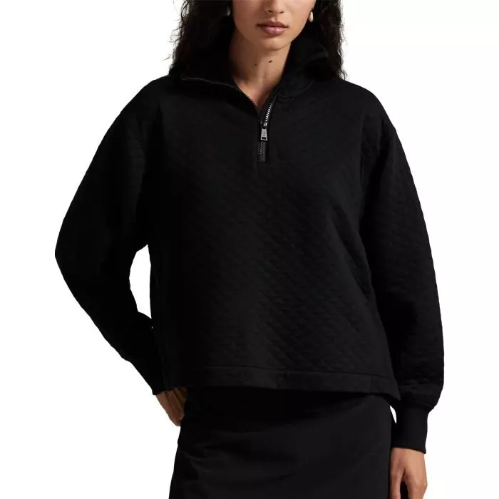 RLX Ralph Lauren Womens Quilted Half-Zip Golf Pullover