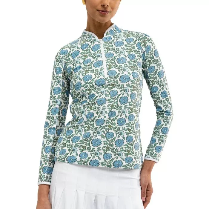 Smith & Quinn Womens The Carey Quarter Zip Golf Pullover