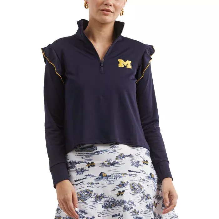 Smith & Quinn Womens University of Michigan The Grayson Golf Top