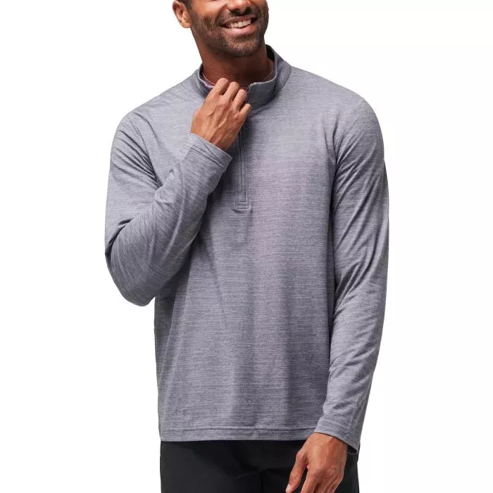 TravisMathew The Heater Quarter Zip Golf Pullover