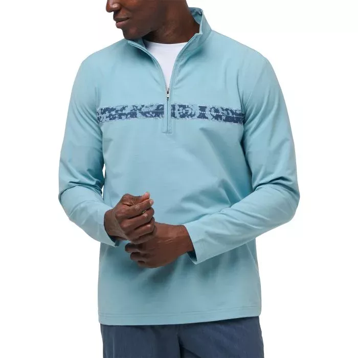 TravisMathew Swell Season Quarter Zip Golf Pullover - ON SALE