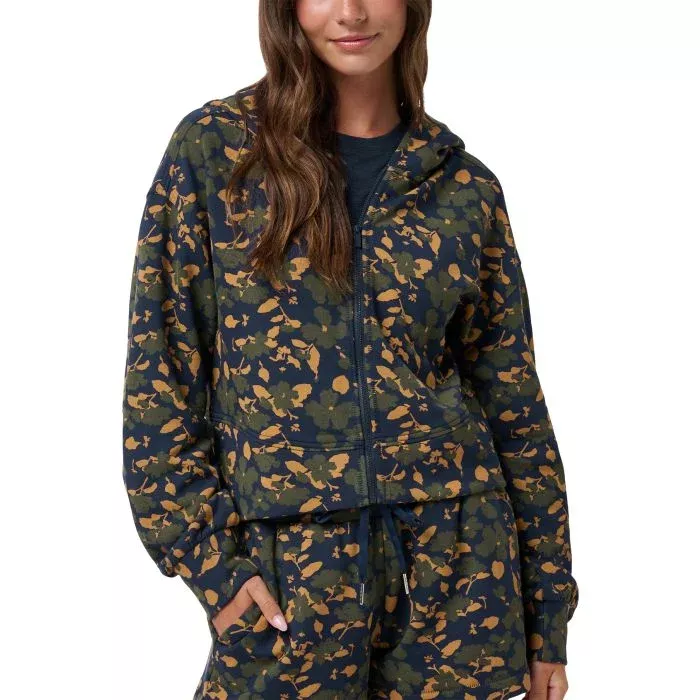 TravisMathew Womens Cloud Fleece Printed Golf Hoodie