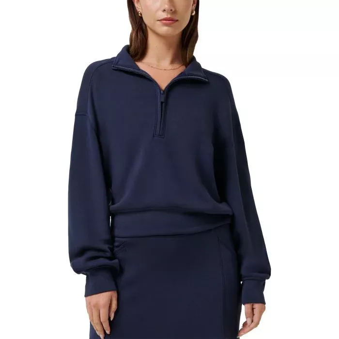 TravisMathew Womens Skyloft Soft Echo Half Zip Golf Pullover