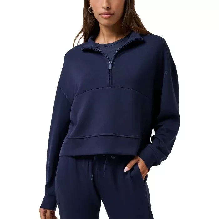 TravisMathew Womens Skyloft Soft Half Zip 2.0 Golf Pullover
