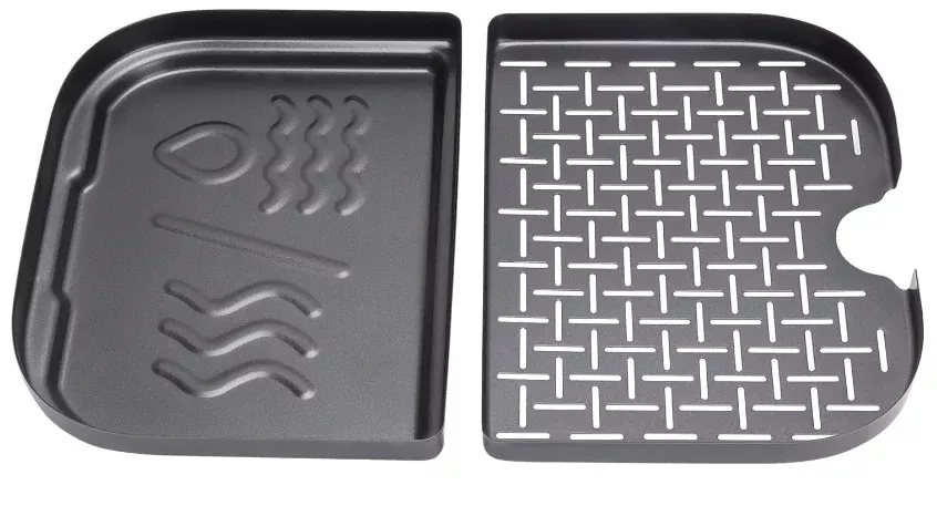 Versatility Expansion Kit for Weber Lumin Compact Electric Grill, Weber Steam Pan, Smoking Reservoir Pan for 6613, 2 Pack