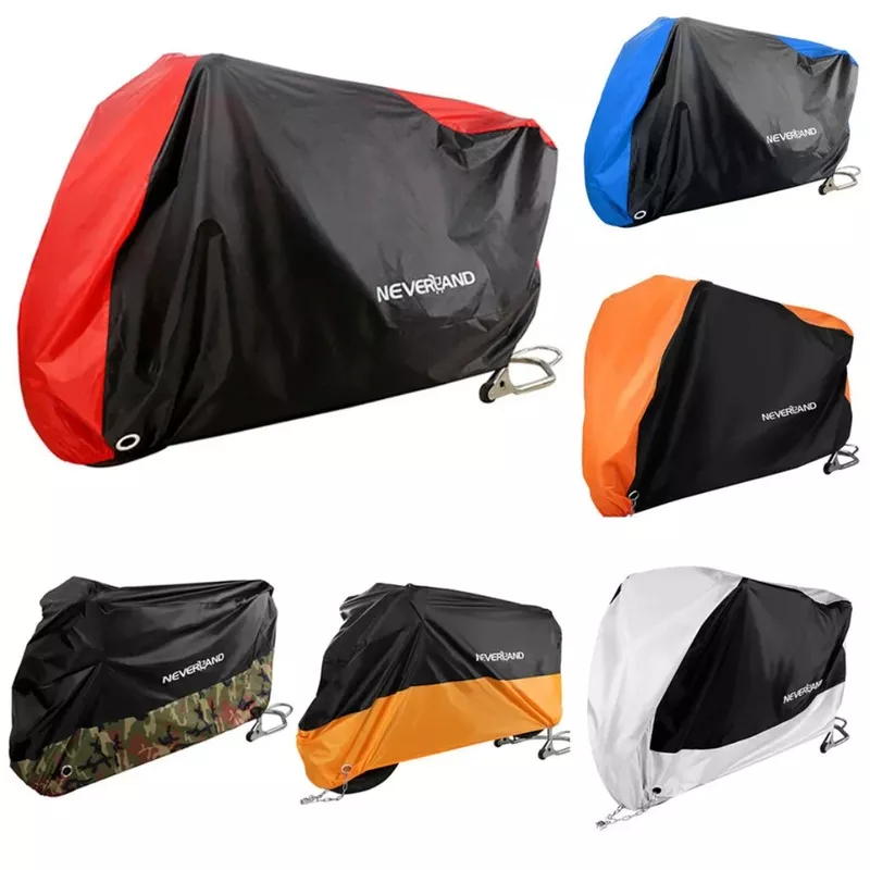 XXL Motorcycle Motorbike Cover Waterproof Black and Red