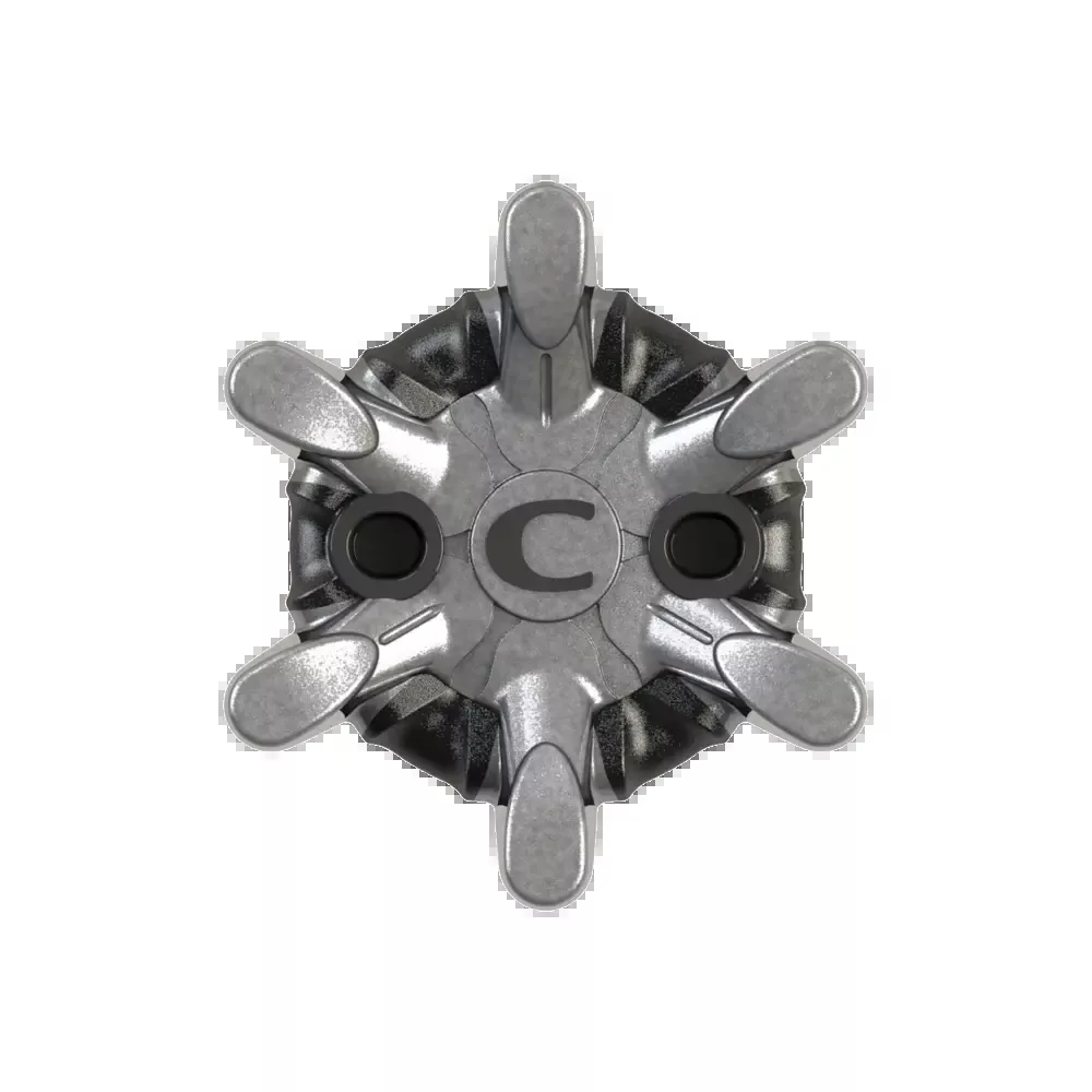 Zarma Tour Golf Spikes (Fast Twist 3.0) | Silver/Black