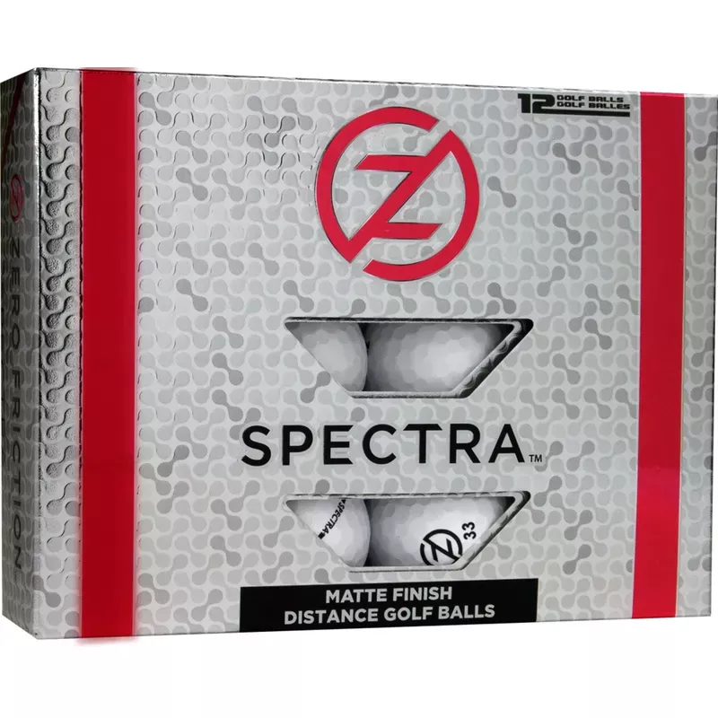 Zero Friction Spectra Matte Golf Balls