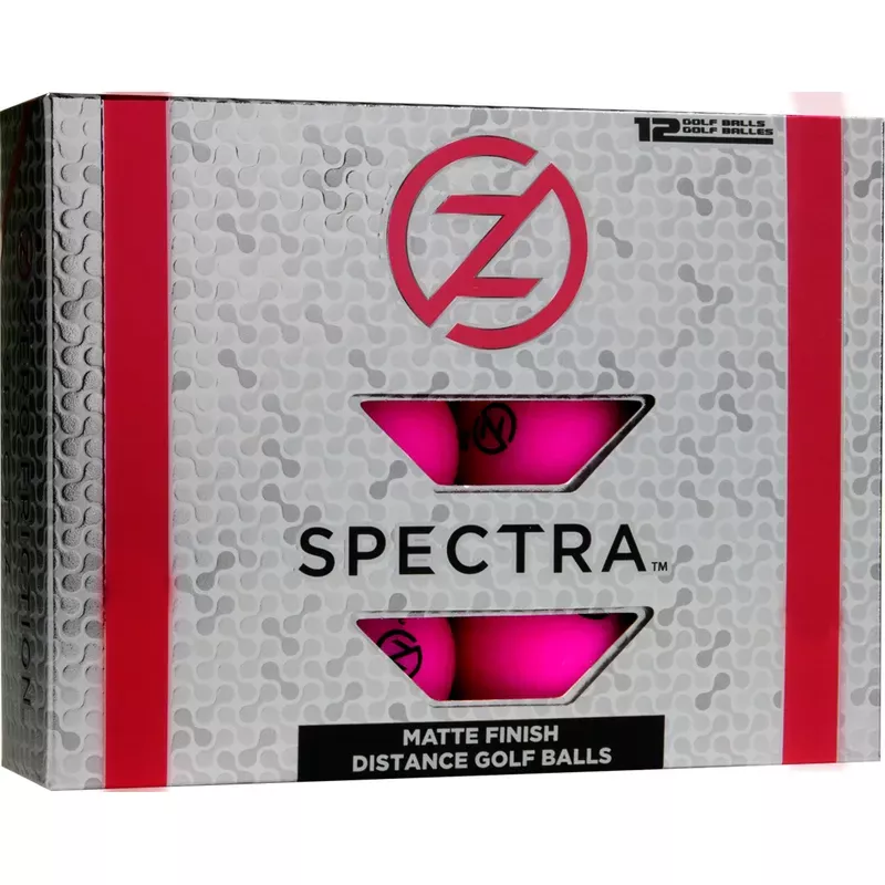 Zero Friction Spectra Matte Neon Fuchsia Golf Balls