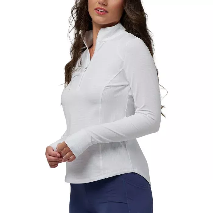 Zero Restriction Womens Renae Cooling Performance Quarter Zip Golf Pullover
