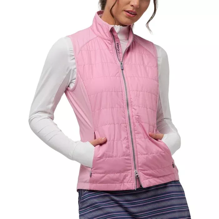 Zero Restriction Womens Tess Windproof Primaloft Golf Vest