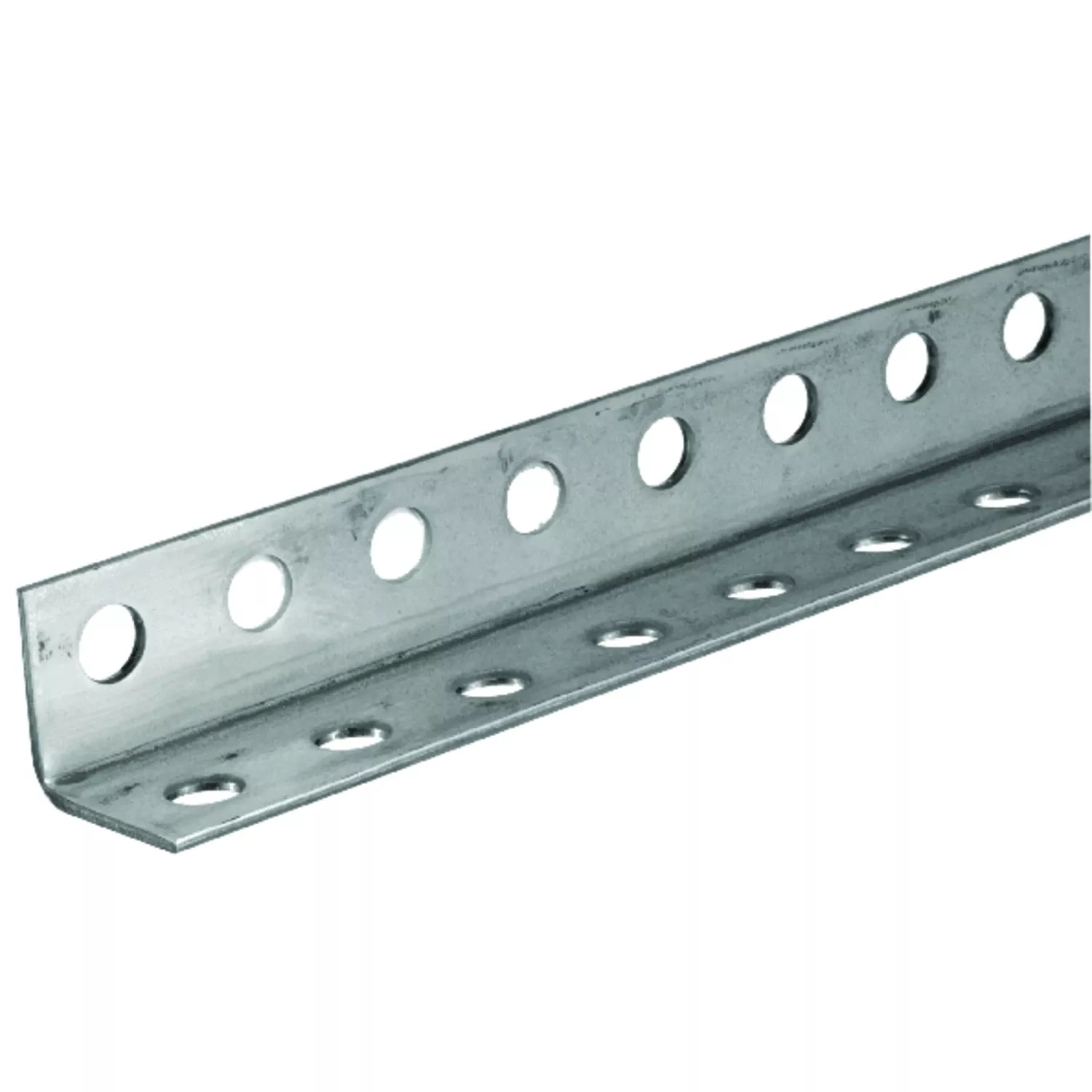 Zinc-plated 1-1/4 In. X 3 Ft. Perforated Steel Angle