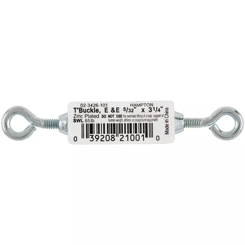 Zinc-plated Aluminum/steel Turnbuckle 65 Lb