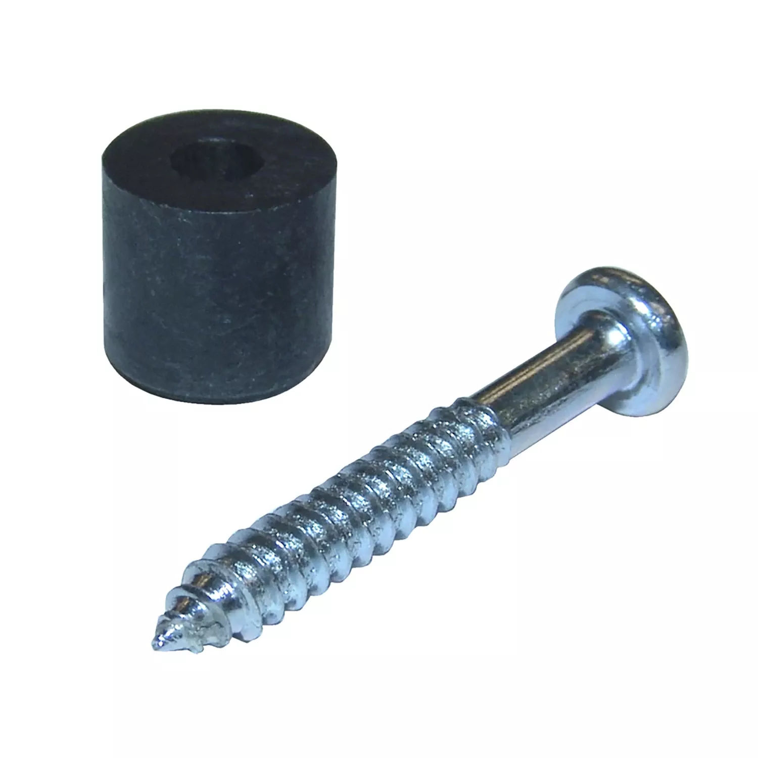Zinc Plated Black/silver Steel Pegboard Mounting Hardware 12 Pk