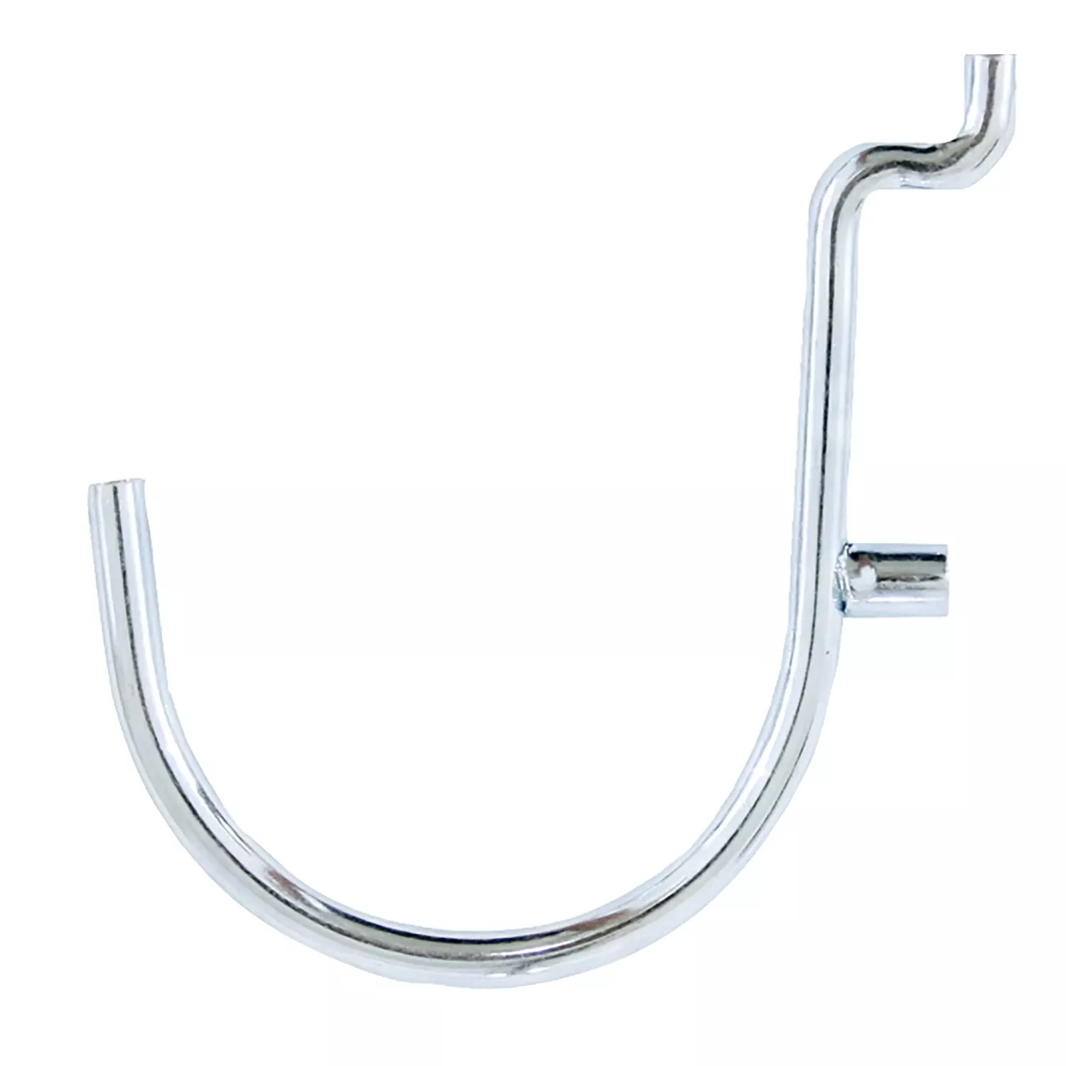 Zinc Plated Silver Steel 1.5 In. Peg Hooks 5 Pk