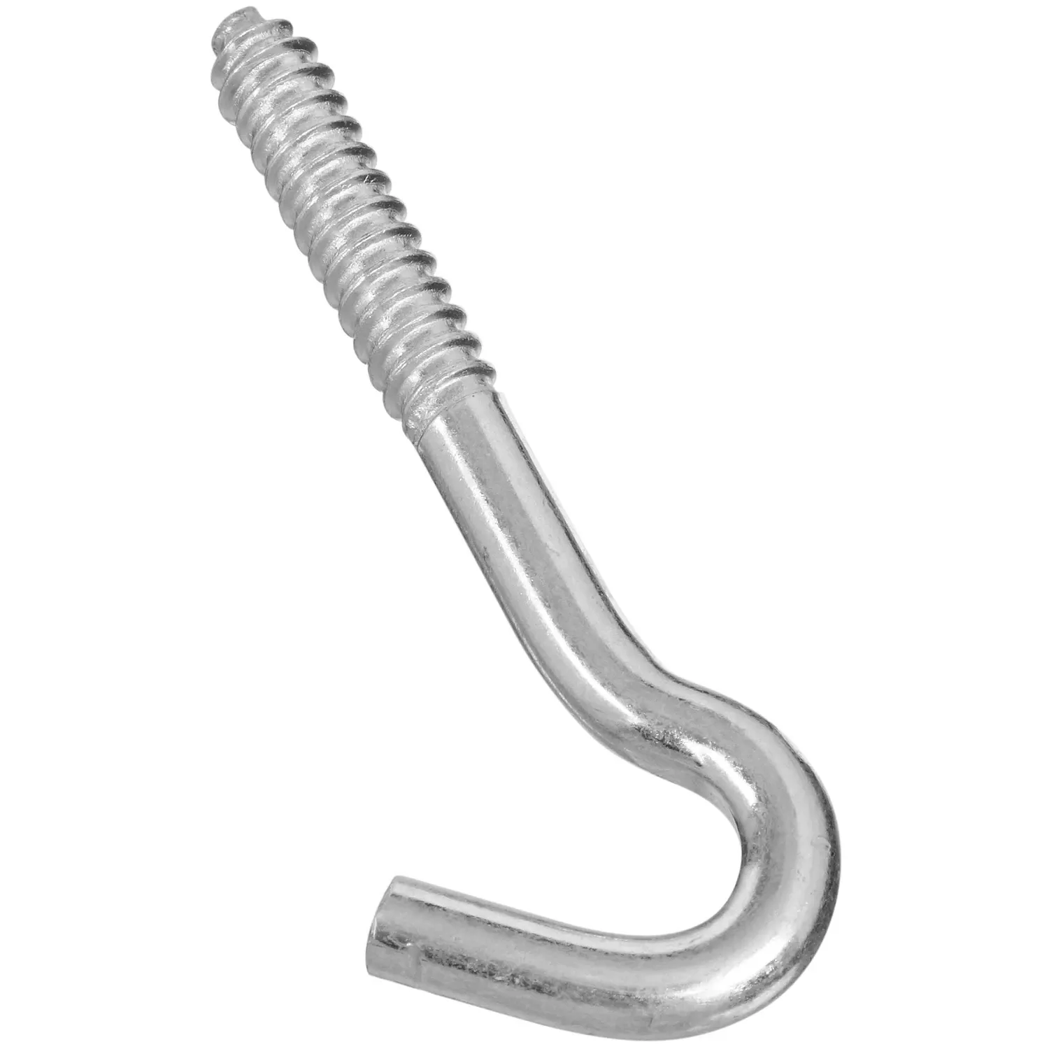 Zinc-plated Silver Steel 4-1/2 In. L Heavy Duty Screw Hook 290 Lb 1 Pk
