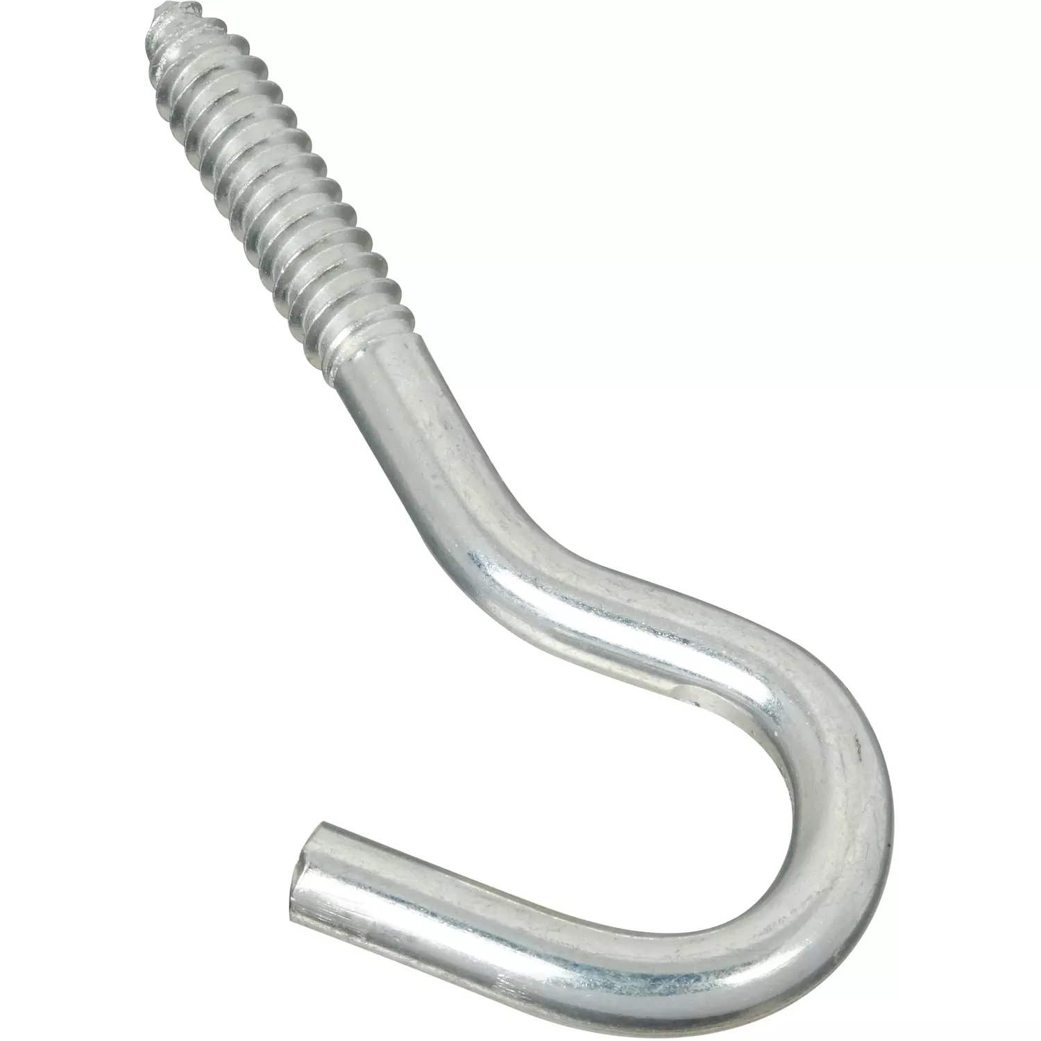 Zinc-plated Silver Steel 4-7/8 In. L Screw Hook 150 Lb 1 Pk