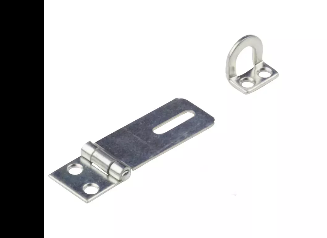 Zinc-plated Steel 1-3/4 In. L Safety Hasp 1 Pk