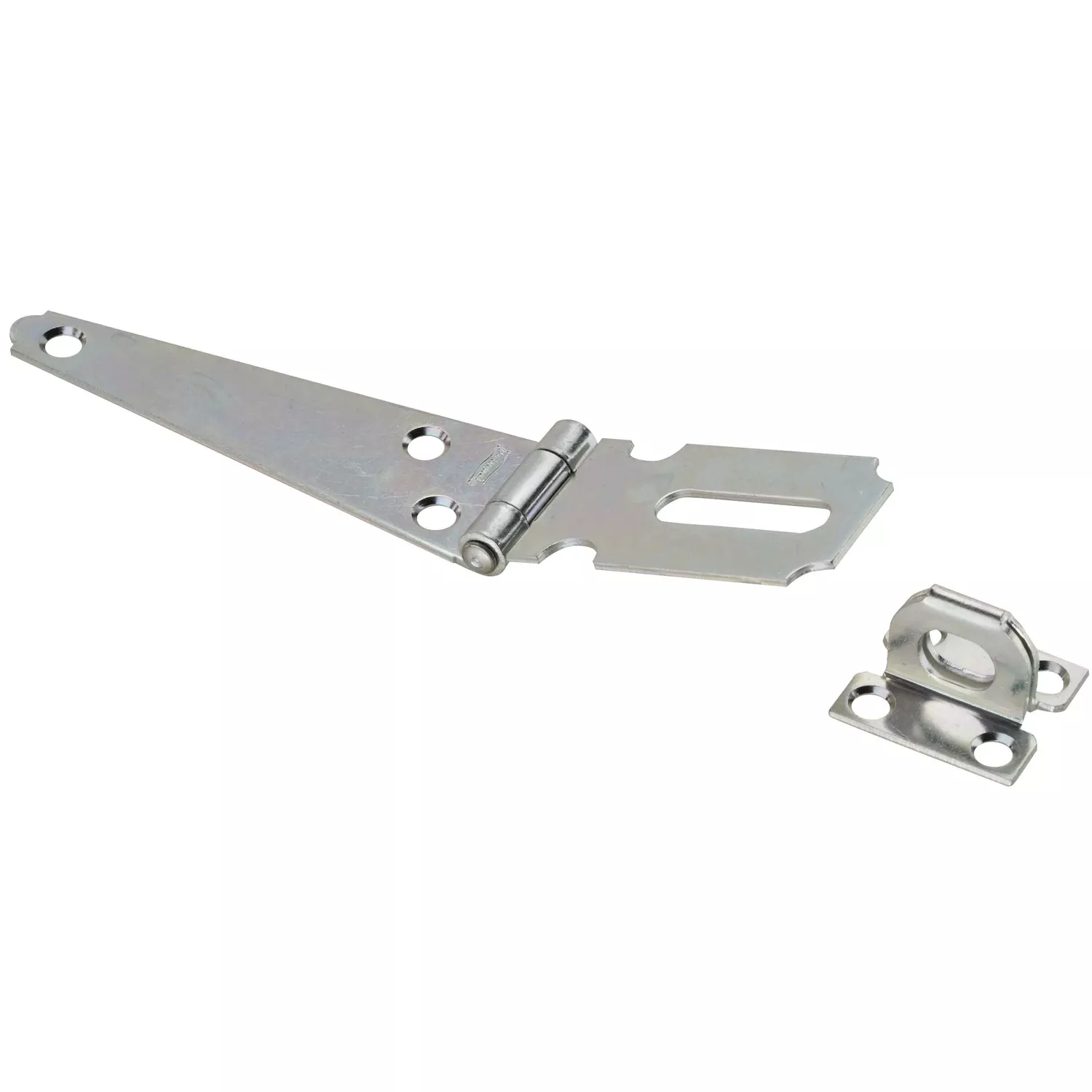 Zinc-plated Steel 4 In. L Hinge Hasp 1 Pk